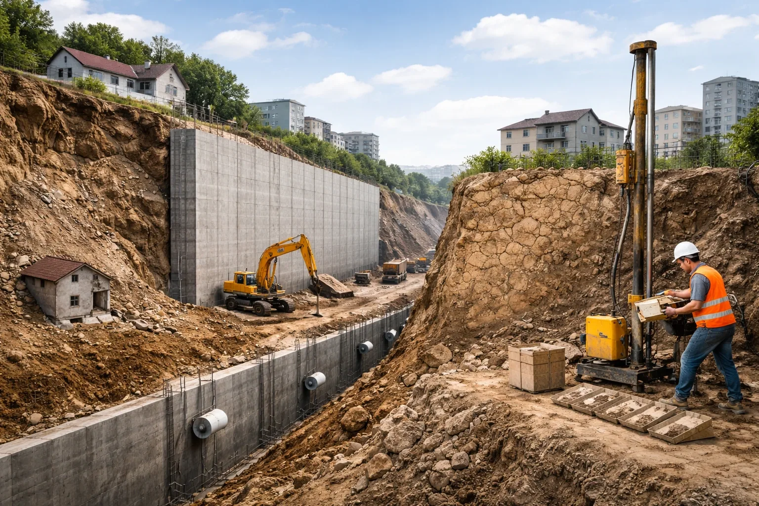 Cortinas de contenção na construção civil e quando são necessárias